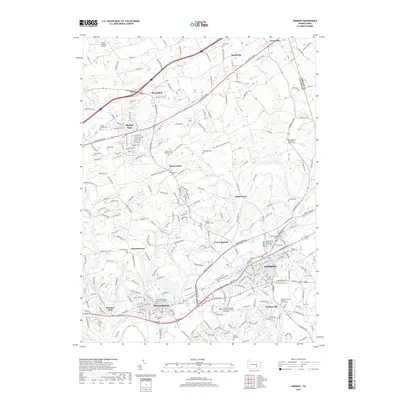 2019 Map of Hershey, 2019 Print