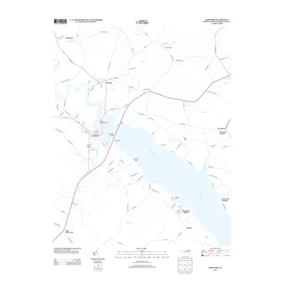 2013 Map of Hertford, 2013 Print
