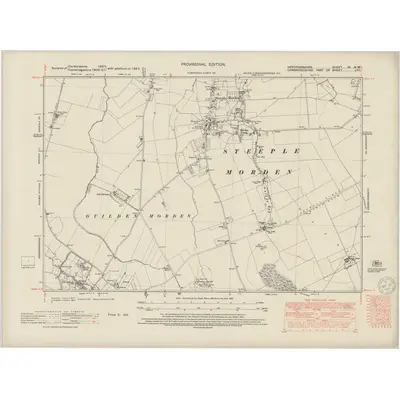 1947 Map of Hertfordshire IV.NW, 1950 Print