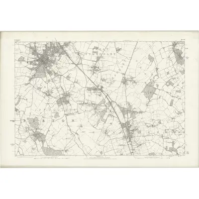 1878 Map of Hertfordshire XII, 1884 Print