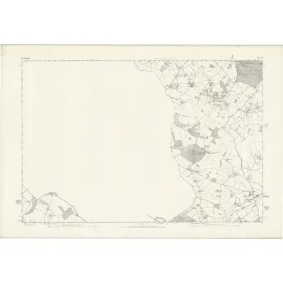 1878 Map of Hertfordshire XIX, 1881 Print