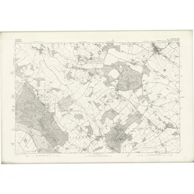 1877 Map of Hertfordshire XXVI, 1883 Print