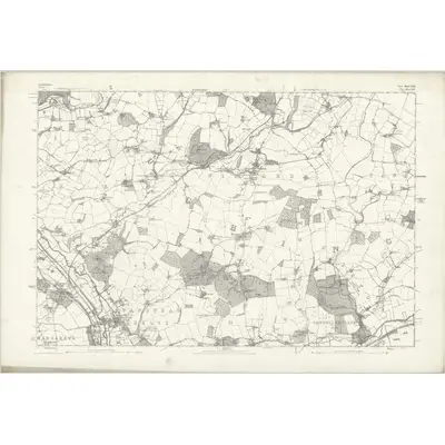 1873 Map of Hertfordshire XXX, 1881 Print