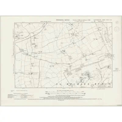 1938 Map of Hertfordshire XXXIV.NW, 1944 Print