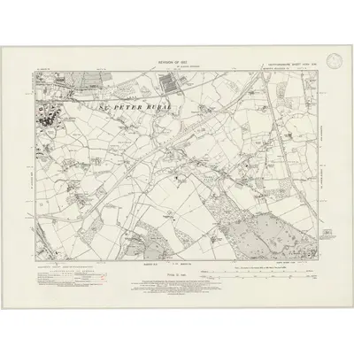 1937 Map of Hertfordshire XXXV.SW