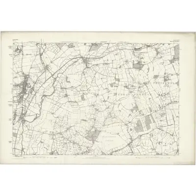 1870 Map of Hertfordshire XXXVII, 1880 Print