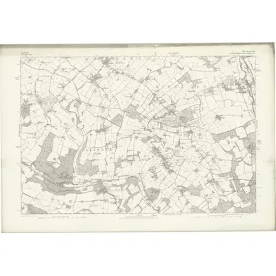 1873 Map of Hertfordshire XXXVIII, 1882 Print