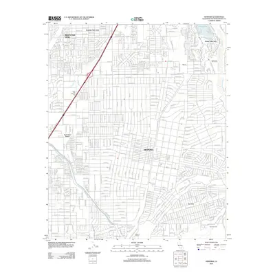 2012 Map of Hesperia, 2012 Print