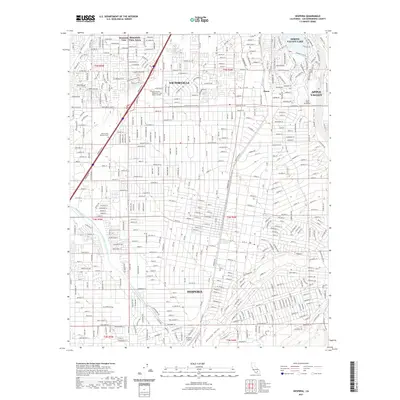 2021 Map of Hesperia, 2021 Print