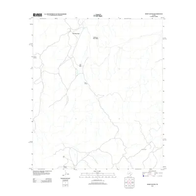 2012 Map of Hess Canyon, 2012 Print