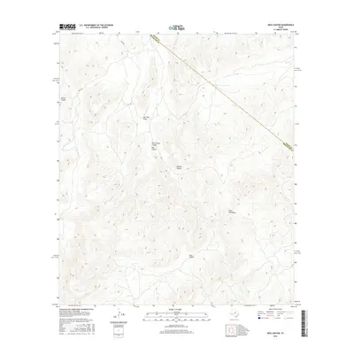 2016 Map of Hess Canyon, 2016 Print