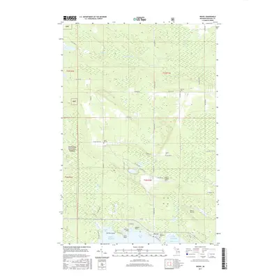 2017 Map of Hessel, 2017 Print
