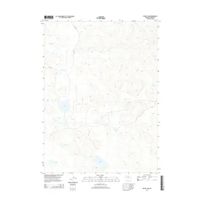 2014 Map of Hessey Lake, 2014 Print