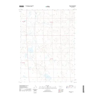 2017 Map of Hessey Lake, 2017 Print