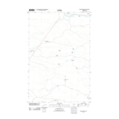 2011 Map of Hessler Ridge, 2011 Print