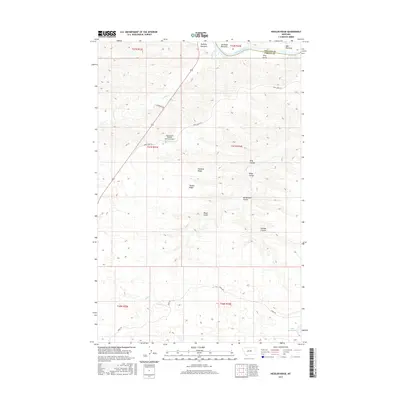 2017 Map of Hessler Ridge, 2017 Print
