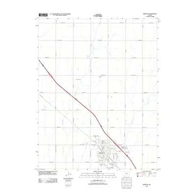 2012 Map of Hesston, 2012 Print