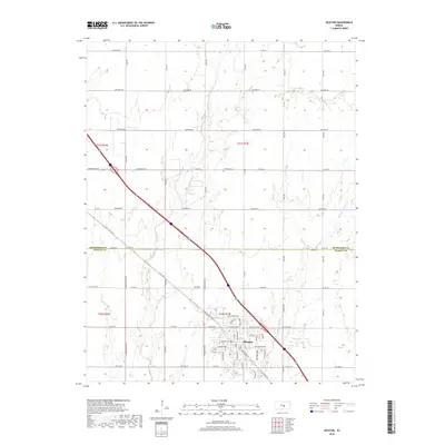 2018 Map of Hesston, 2018 Print