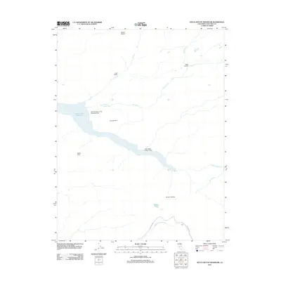2012 Map of Hetch Hetchy Reservoir, 2012 Print