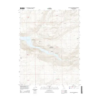 2015 Map of Hetch Hetchy Reservoir, 2015 Print