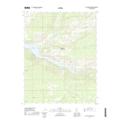 2018 Map of Hetch Hetchy Reservoir, 2018 Print