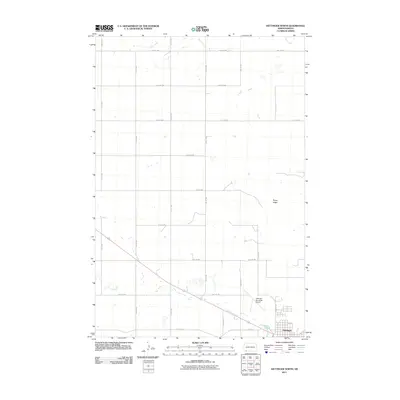 2011 Map of Hettinger North, 2011 Print