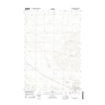 2014 Map of Hettinger North, 2014 Print