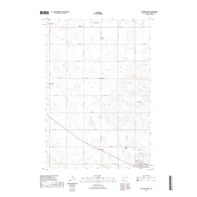 2020 Map of Hettinger North, 2020 Print