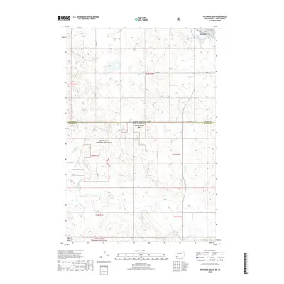 2018 Map of Hettinger South, 2018 Print