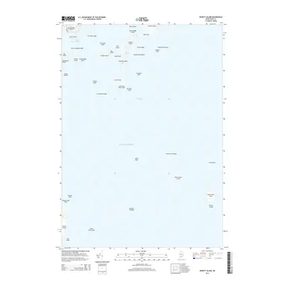 2014 Map of Hewett Island, 2014 Print