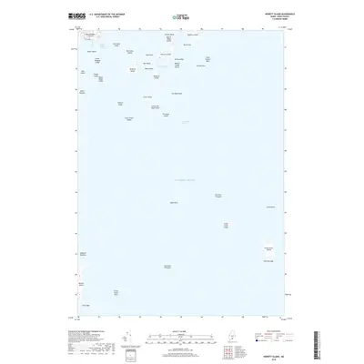 2018 Map of Hewett Island, 2018 Print
