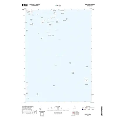 2021 Map of Hewett Island, 2021 Print