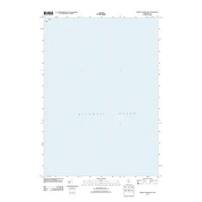 2011 Map of Hewett Island OE S, 2011 Print