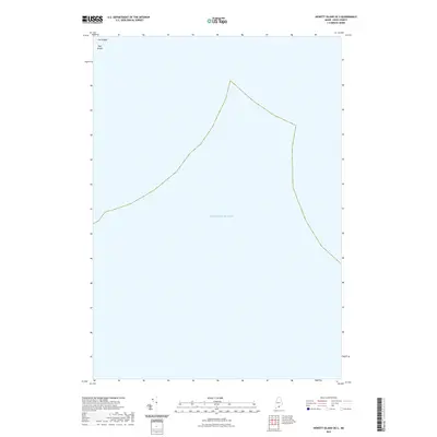 2021 Map of Hewett Island OE S, 2021 Print