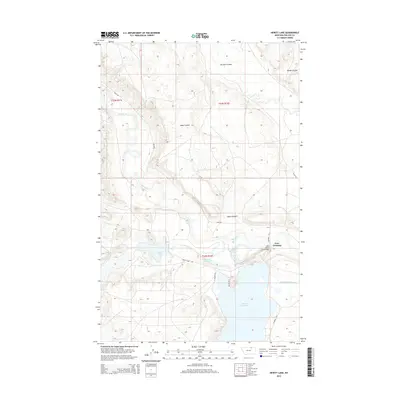 2014 Map of Hewitt Lake, 2014 Print