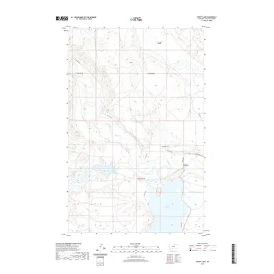 2020 Map of Hewitt Lake, 2020 Print