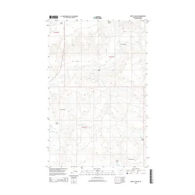 2014 Map of Hewitt Lake SW, 2014 Print