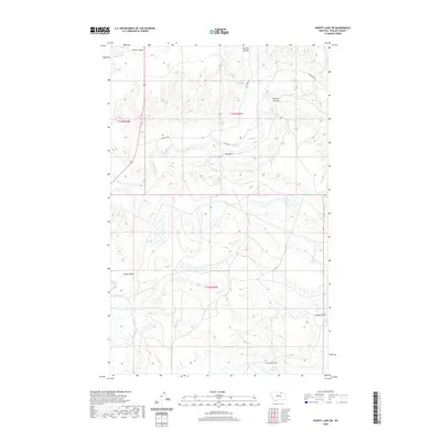 2020 Map of Hewitt Lake SW, 2020 Print