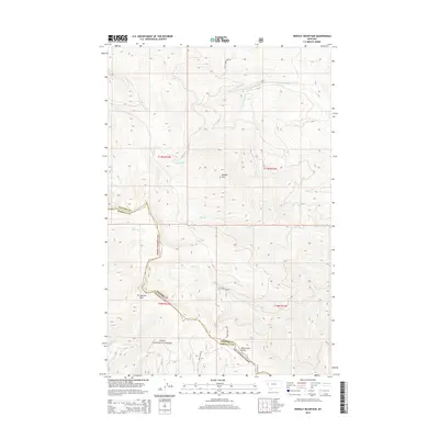 2014 Map of Hewolf Mountain, 2014 Print