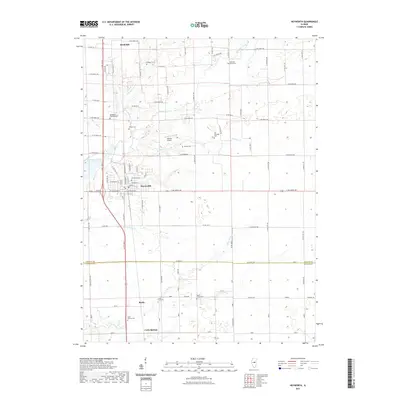 2021 Map of Heyworth, 2021 Print