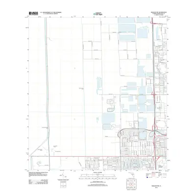 2012 Map of Hialeah SW, 2012 Print