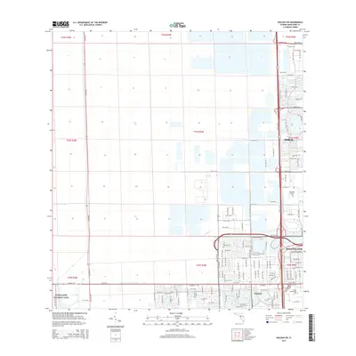 2015 Map of Hialeah SW, 2015 Print