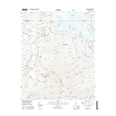 2014 Map of Hiawassee, 2014 Print