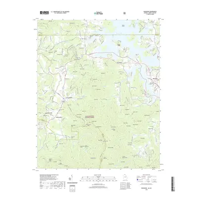 2020 Map of Hiawassee, 2020 Print