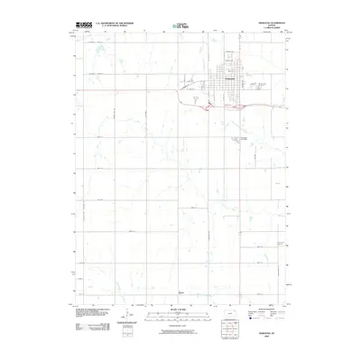 2009 Map of Hiawatha, 2009 Print