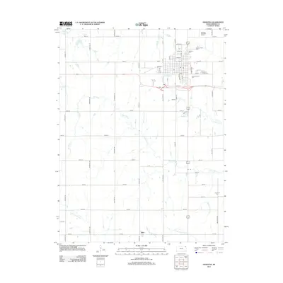 2012 Map of Hiawatha, 2012 Print