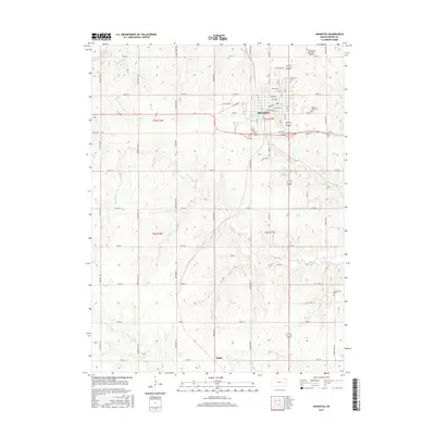 2015 Map of Hiawatha, 2015 Print