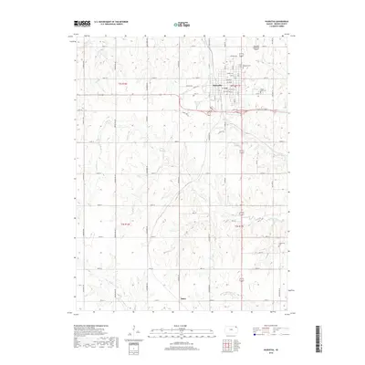 2018 Map of Hiawatha, 2018 Print