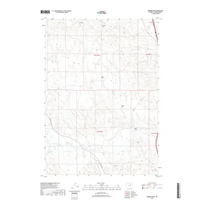 2017 Map of Hibbard Draw, 2017 Print