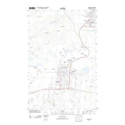2013 Map of Hibbing, 2013 Print